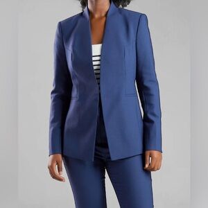 SERAGYI | Navy Nicole Blazer | Tailored | Fine Merino Wool | Women’s 14